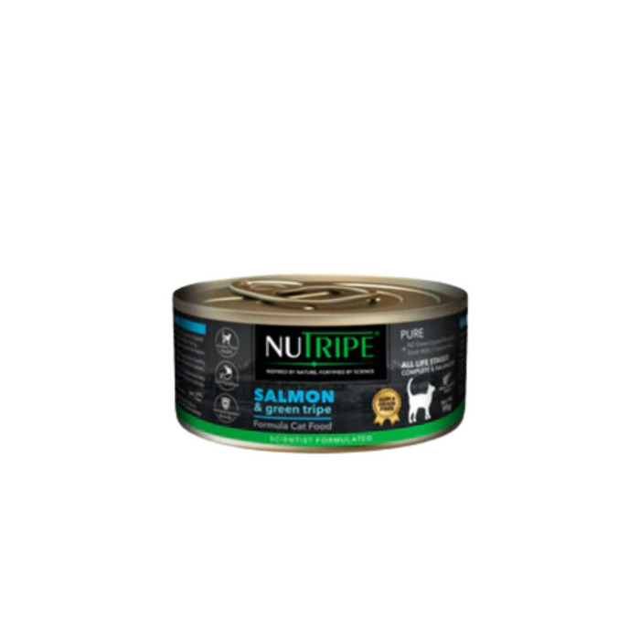 Nutripe Cat Pure Salmon with Green Tripe Gum Free 95g