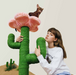 105cm VETRESKA Blooming Cactus Cat Tree