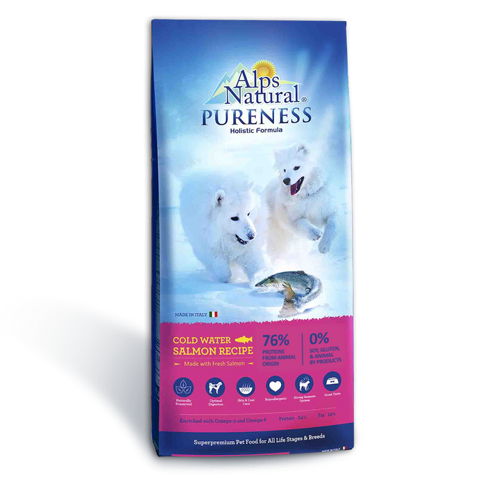 Alps Natural Pureness Holistic Salmon Dry Dog Food 13kg