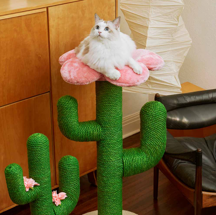 105cm VETRESKA Blooming Cactus Cat Tree