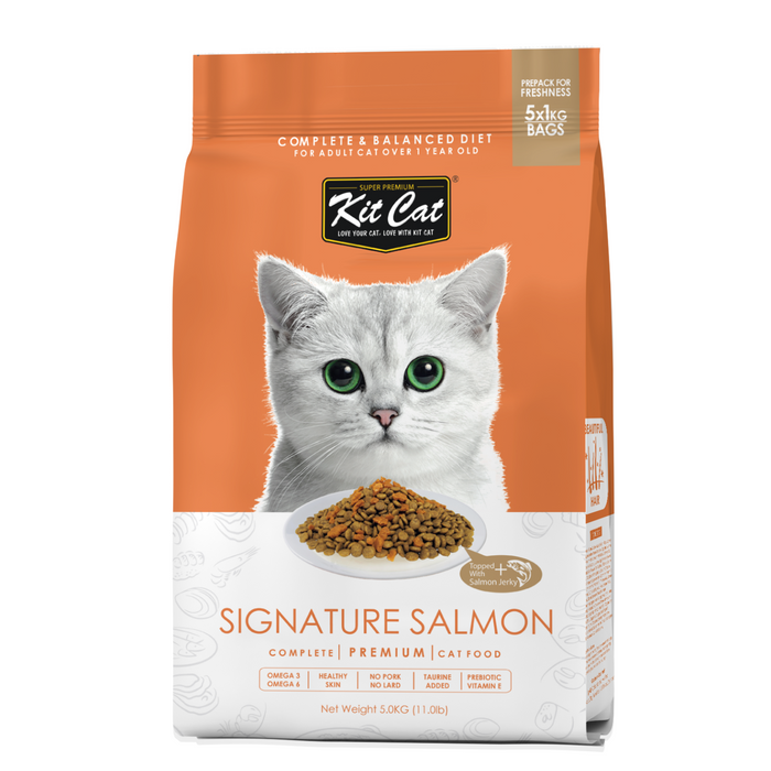 Kit Cat Premium Signature Salmon Dry Cat Food 5kg