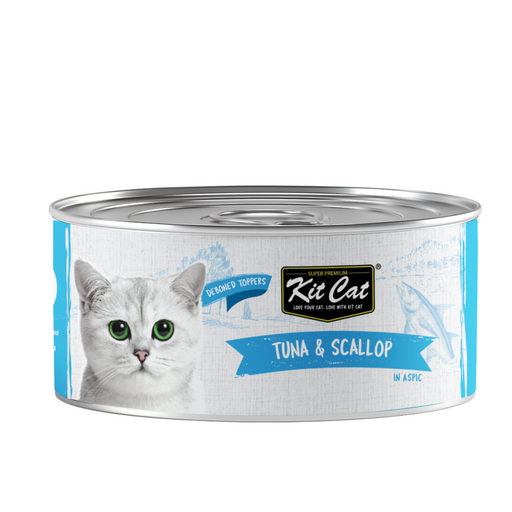Kit Cat Deboned Tuna & Scallop 80g - Neko.SG