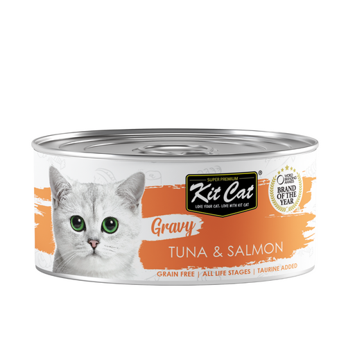 Kit Cat Gravy Tuna & Salmon 70g - Neko.SG