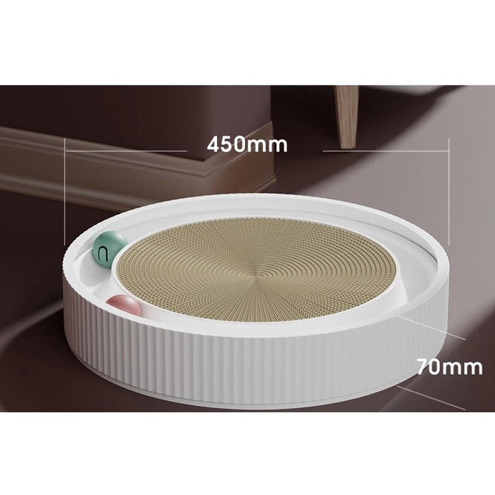 Interactive Cat Scratching Board with Ball & Scratch Bowl (Green/XL)