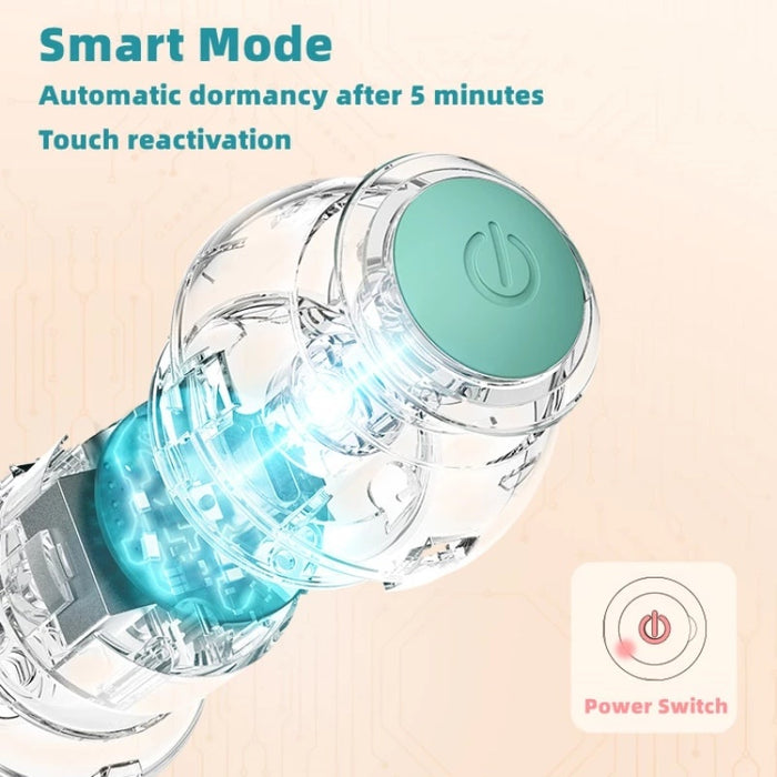 Petgravity Smart Interactive Rotating Ball Toy (Blue)