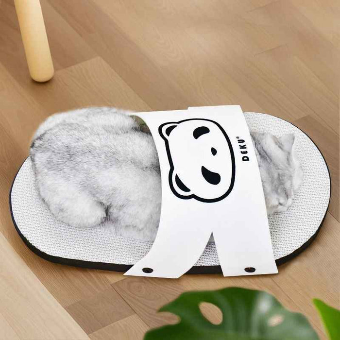 Large White Slippers Cat Scratch Board Wear-Resistant Non-Dandruff Self-Grinding Claw Device Corrug