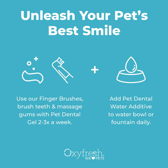 Oxyfresh Premium Pet Dental Kit for Dogs & Cats