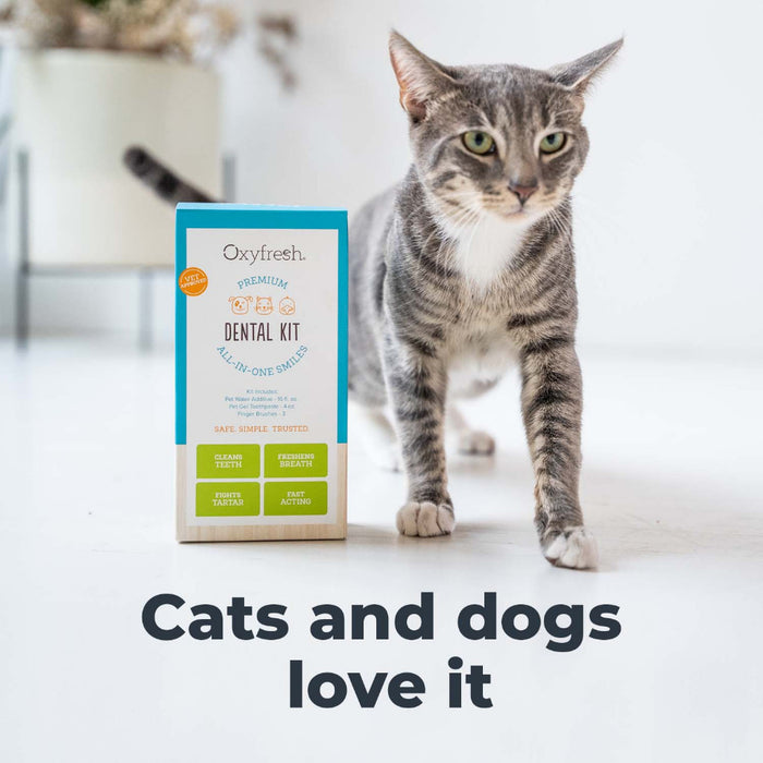 Oxyfresh Premium Pet Dental Kit for Dogs & Cats