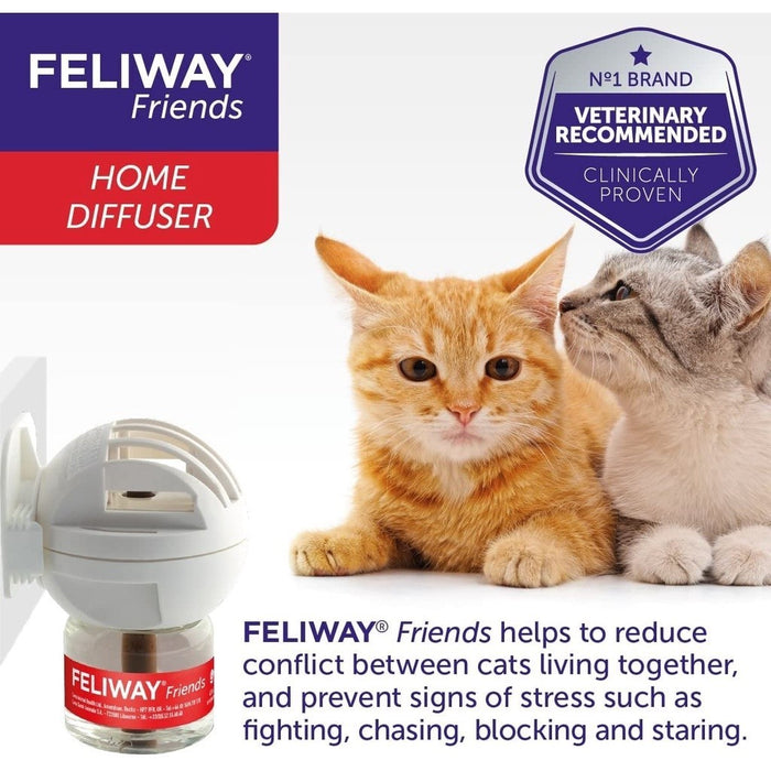 Feliway Friends Diffuser & Refill 48ml (30-Day Starter Kit)