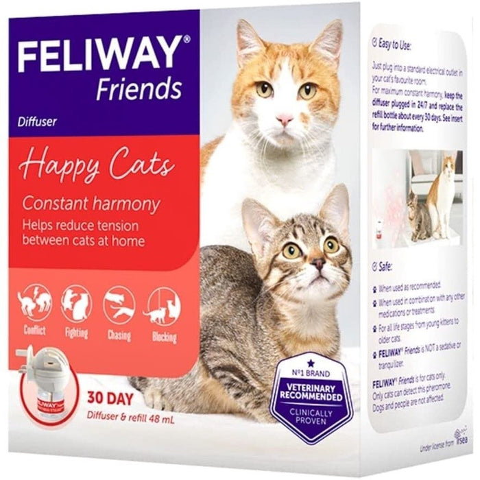 Feliway Friends Diffuser & Refill 48ml (30-Day Starter Kit)