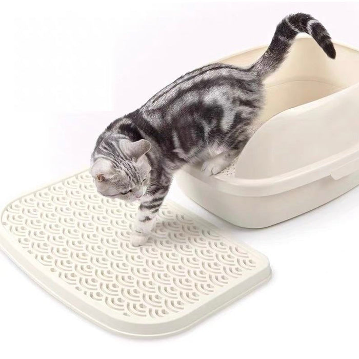 Catidea Splash-Proof Mat Cat Litter Mat Cat Litter Footstep Cat Litter Pad