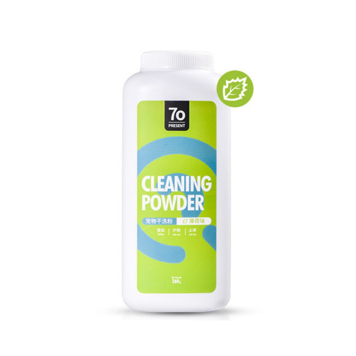 7o Pet Cleaning Powder Dry Shampoo & Deodorant for Cats & Dogs – Mint Scent (260g)