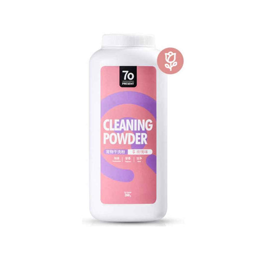 7o Pet Cleaning Powder Dry Shampoo Deodorant for Cat & Dog 260g - Rose