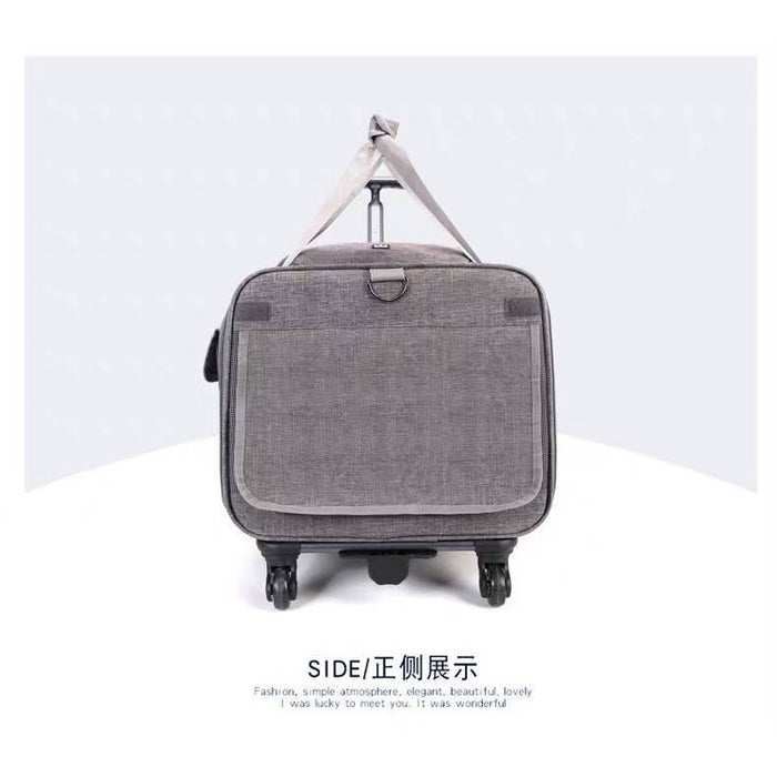 Pet Trolley Foldable Sling Bag for Dogs & Cats Travel Portable Bag Pet