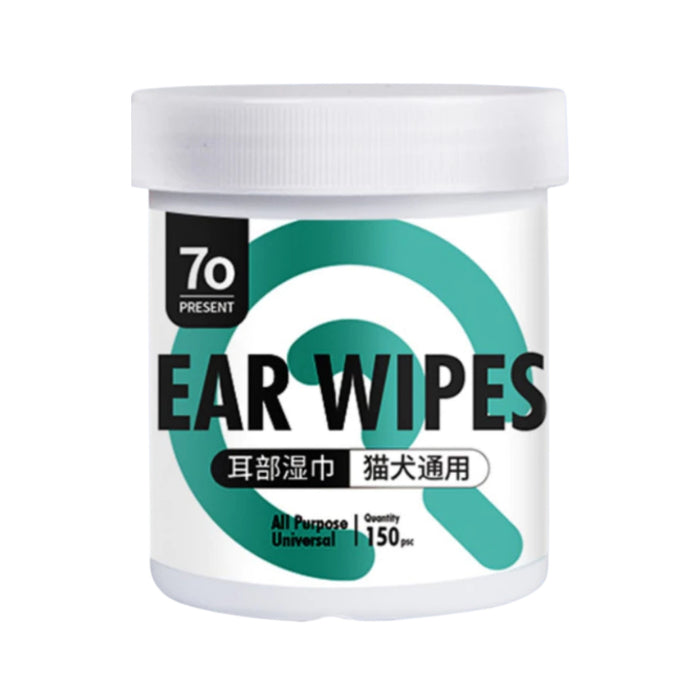 7o Pet Ear Wet Wipes for Cats & Dogs – Gentle Hypoallergenic Grooming Wipes (150pcs)